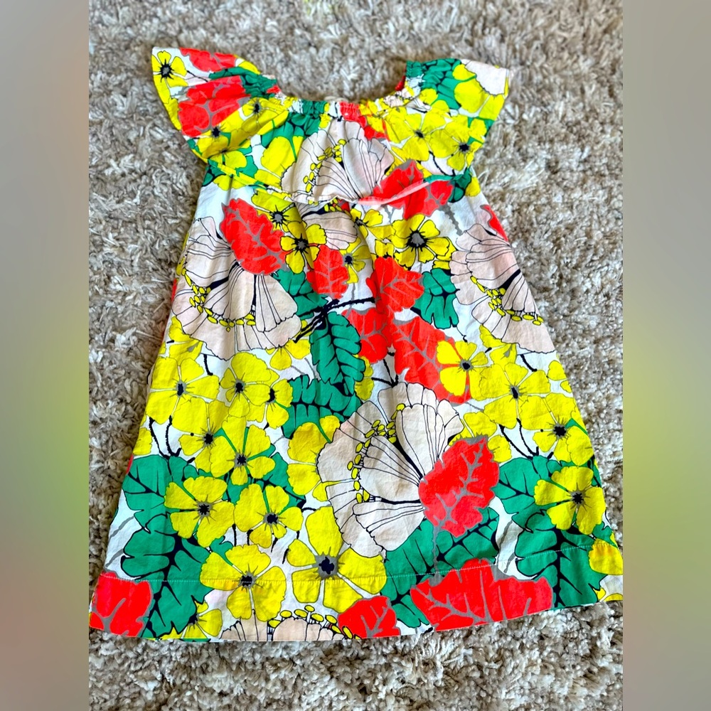Crewcuts Ruffle Neck Dress